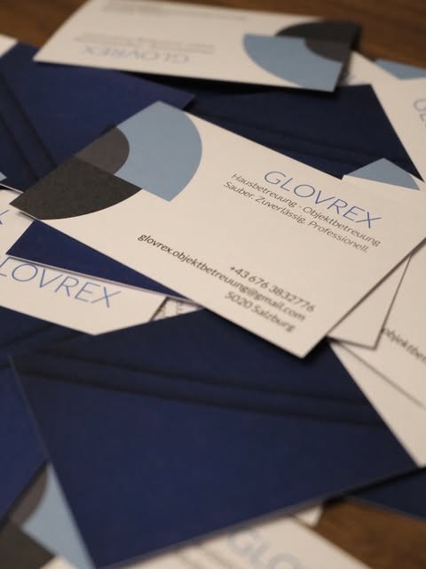 GLOVREX Visitenkarten